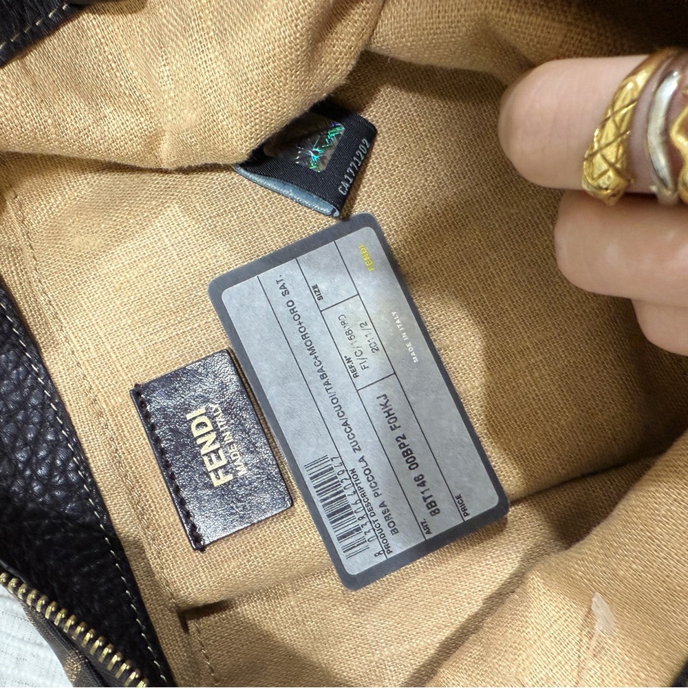 FENDI Authentic Signature Zucca Crossbody Bag - Picture 10 of 11